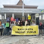 Aksi Solidaritas di Palu, Massa Desak Pengusutan Kasus Penyiraman Air Keras terhadap Aktivis KontraS Andrie Yunus