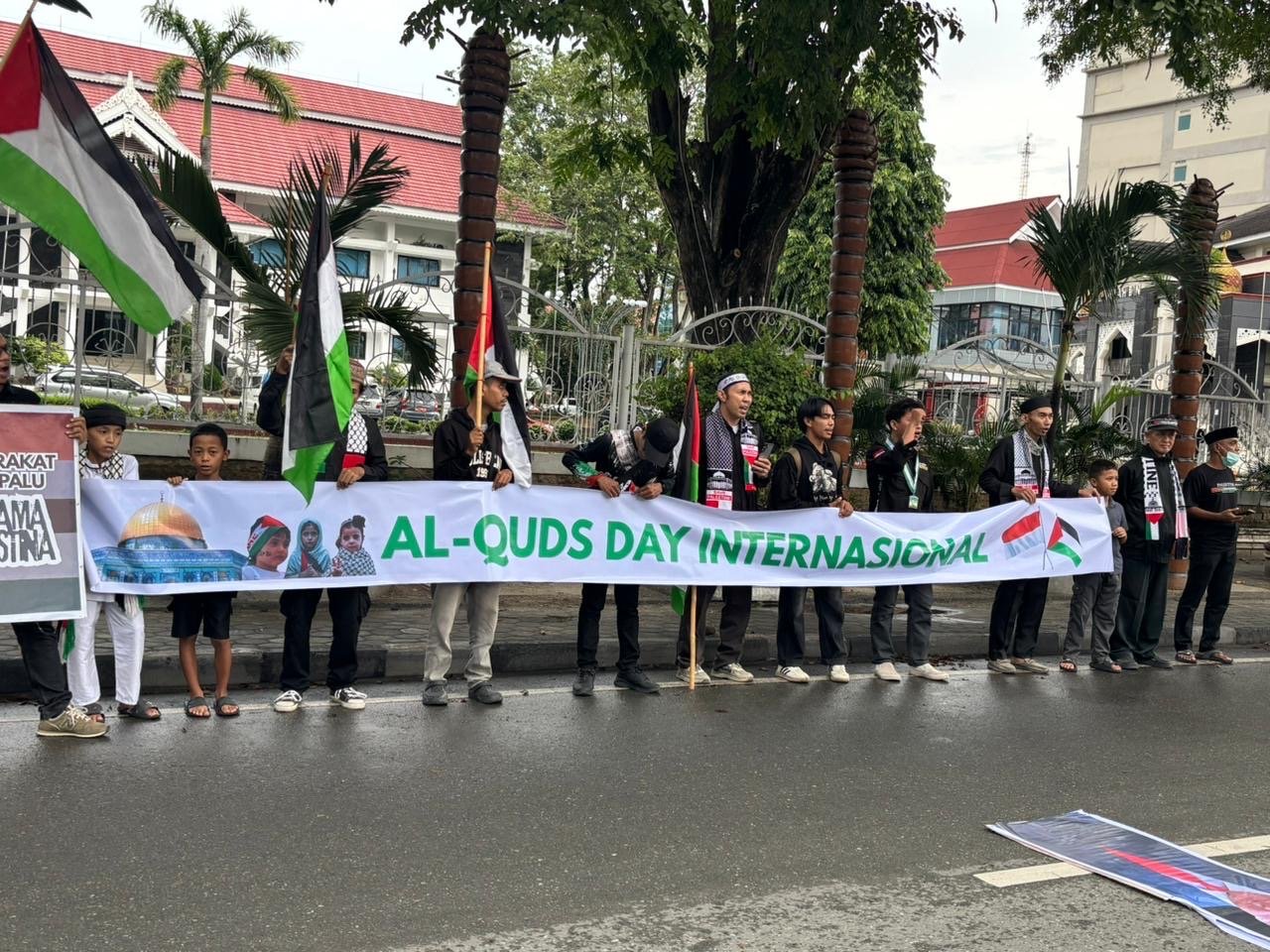 Palu Gaungkan Solidaritas Palestina dan serukan Boikot Produk Israel pada momentum Al-Quds Day Internasional