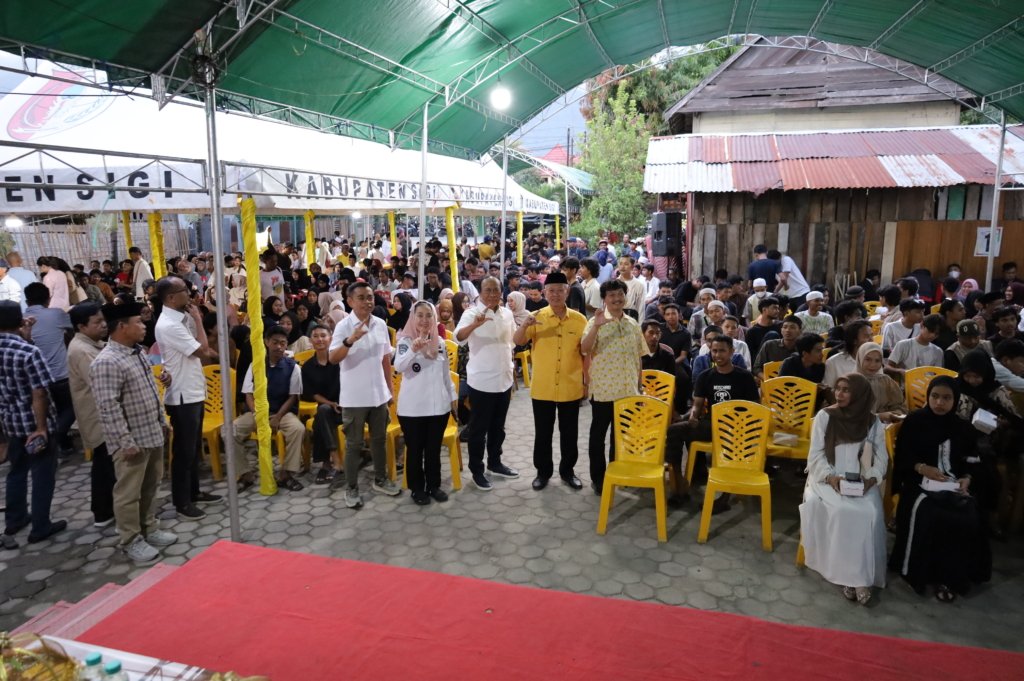 Reses Bersama 600 Pemuda Sigi, H. Muhidin Mohamad Said Serap Aspirasi Generasi Milenial