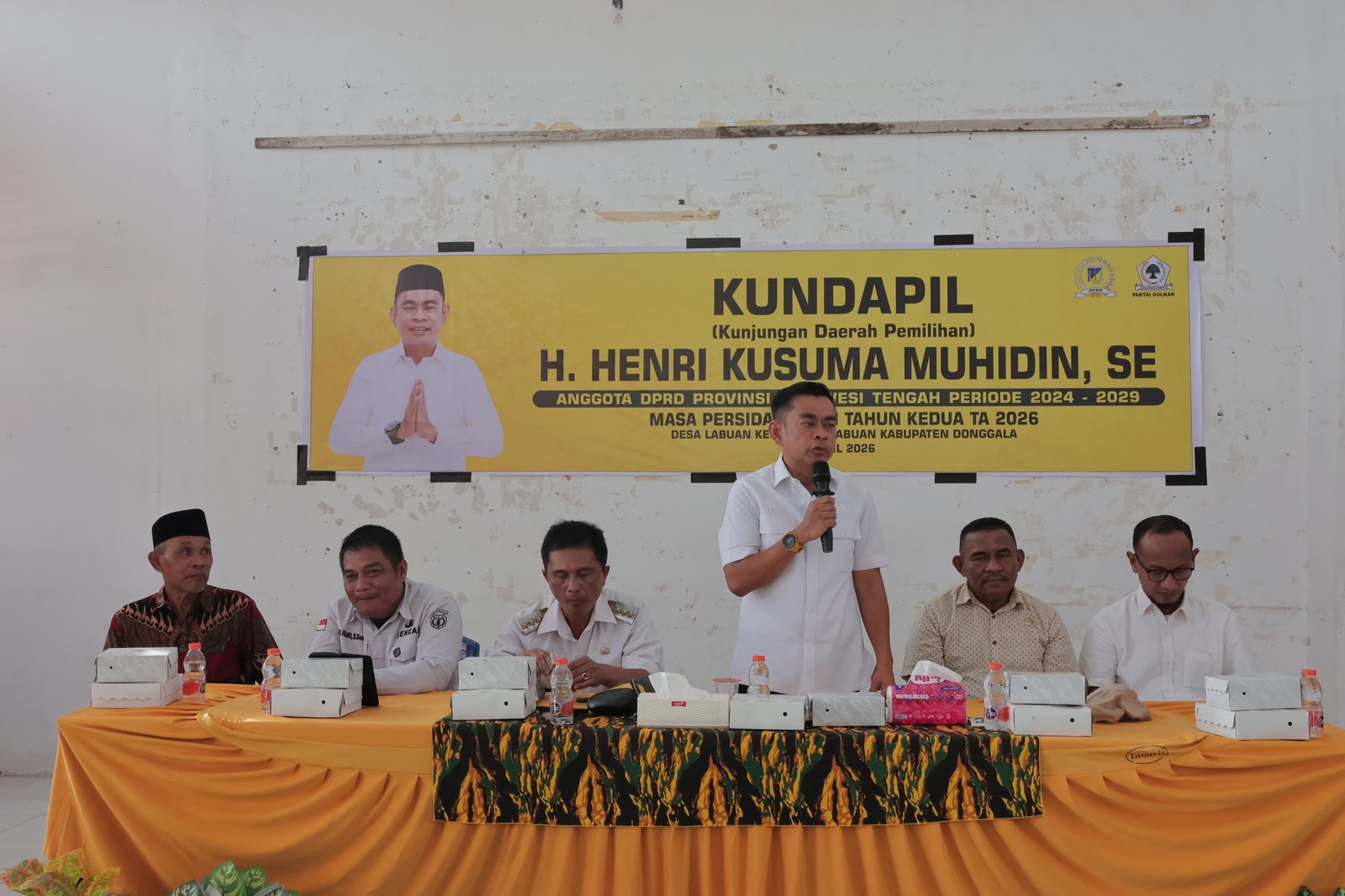 Henri Kusuma Muhidin Gelar Kundapil di Labuan Donggala, Serap Aspirasi dan Paparkan Progres Program