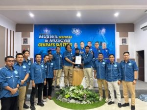 Gekrafs Sulteng Gelar Muswil dan Muscab Serentak, Perkuat Struktur dan Dorong Ekonomi Kreatif Daerah