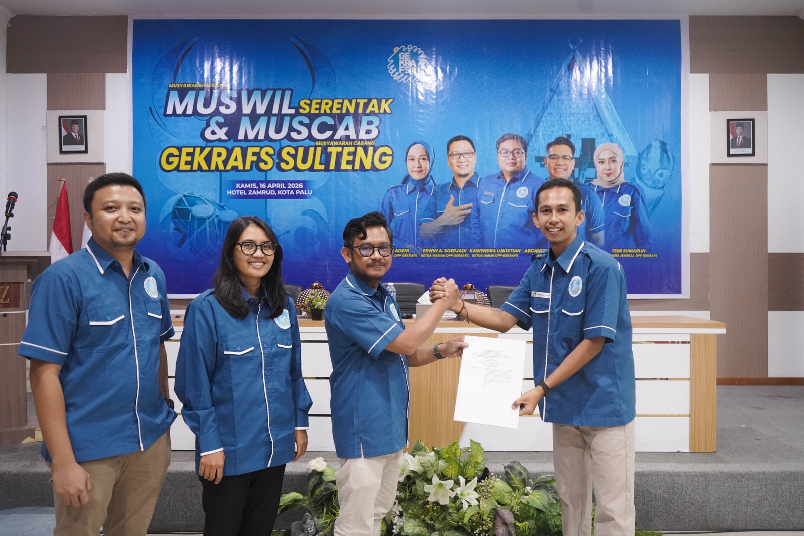 Rehstaat H. Pelu Nahkodai Gekrafs Donggala, Siap Dorong Ekonomi Kreatif dan Pariwisata