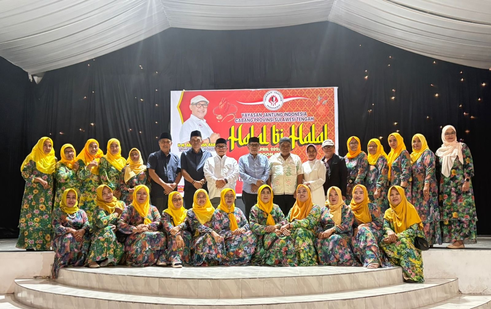 Ketua DPRD Sulteng Arus Abdul Karim Hadiri Halal Bihalal YJI, Dorong Edukasi Kesehatan Jantung