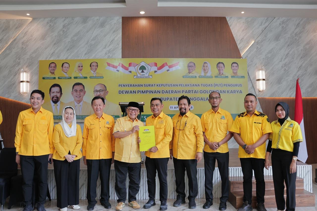 Henri Kusuma Muhidin Ditunjuk Jadi PLT Ketua Golkar Donggala, Perkuat Konsolidasi Partai