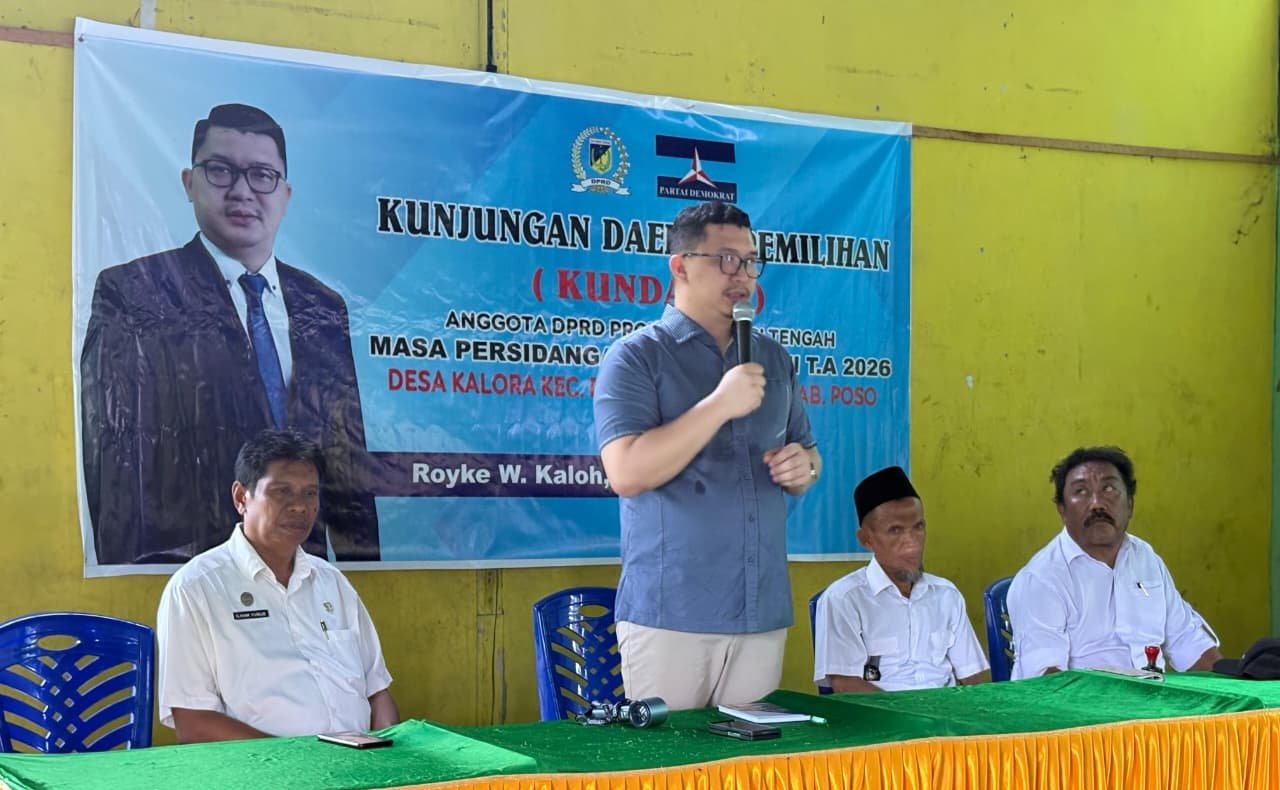Royke W. Kaloh Tampung Aspirasi Warga Dalam Kundapil di Desa Kalora
