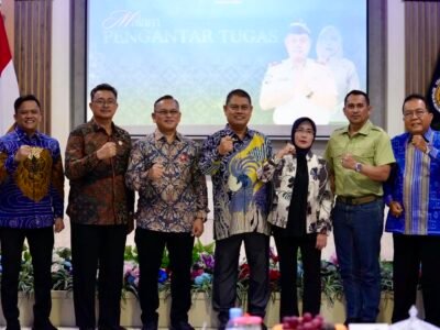 Wakili Ketua DPRD Sulteng, Nyoman Slamet Lepas Tugas Kepala Kanwil Ditjenpas Bagus Kurniawan
