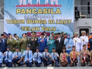 Abdul Rahman Hadiri Upacara Hari Lahir Pancasila 2026 di Lanal Palu