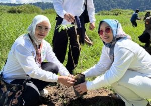 Pesan Hijau dari Bedugul: Arnila Moh. Ali dan Parlemen se-Nusantara Kompak Tanam Pohon