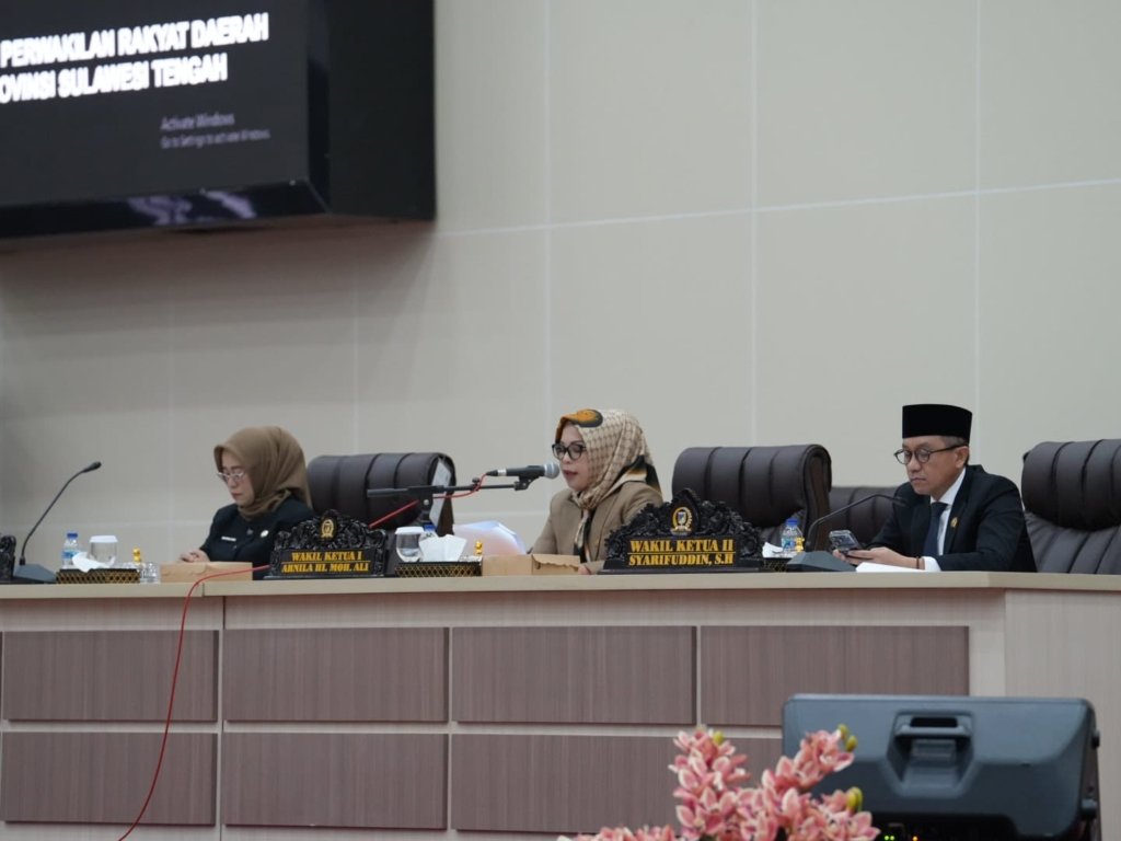 DPRD Sulteng Tutup Masa Sidang II, Hasilkan 23 Produk Kelembagaan
