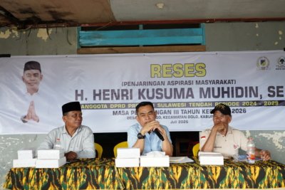 Maraton di Sigi, Henri Kusuma Muhidin Jemput Aspirasi Akar Rumput di Langaleso