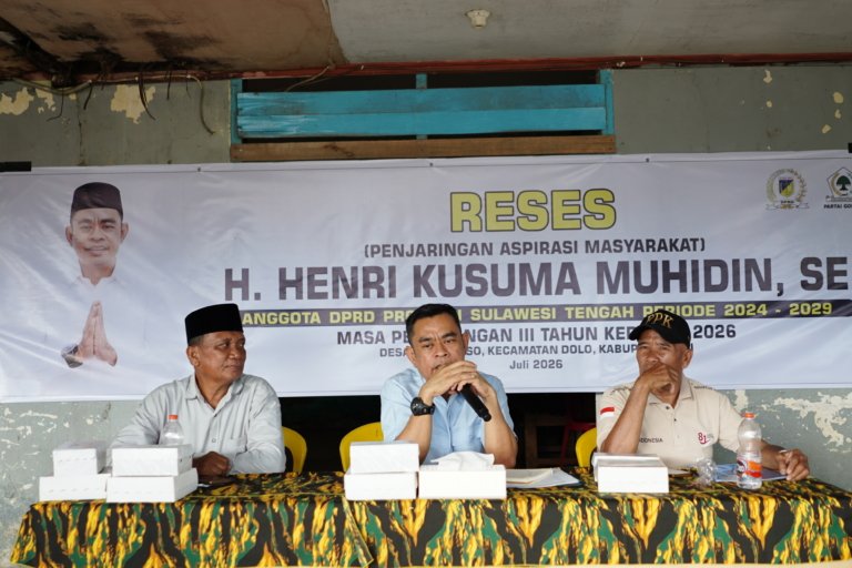 Maraton di Sigi, Henri Kusuma Muhidin Jemput Aspirasi Akar Rumput di Langaleso