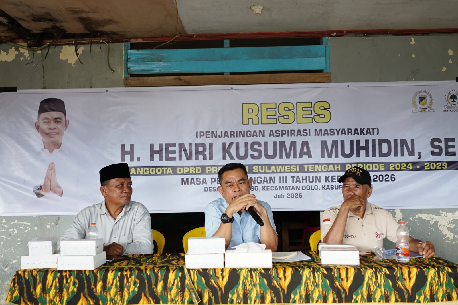 Maraton di Sigi, Henri Kusuma Muhidin Jemput Aspirasi Akar Rumput di Langaleso