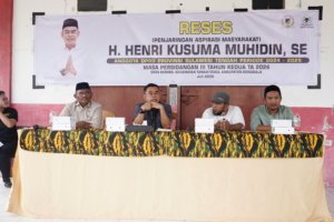 Menjejak Wombo Induk, Henri Kusuma Muhidin Kawal Tuntutan Infrastruktur hingga Urat Nadi Pertanian