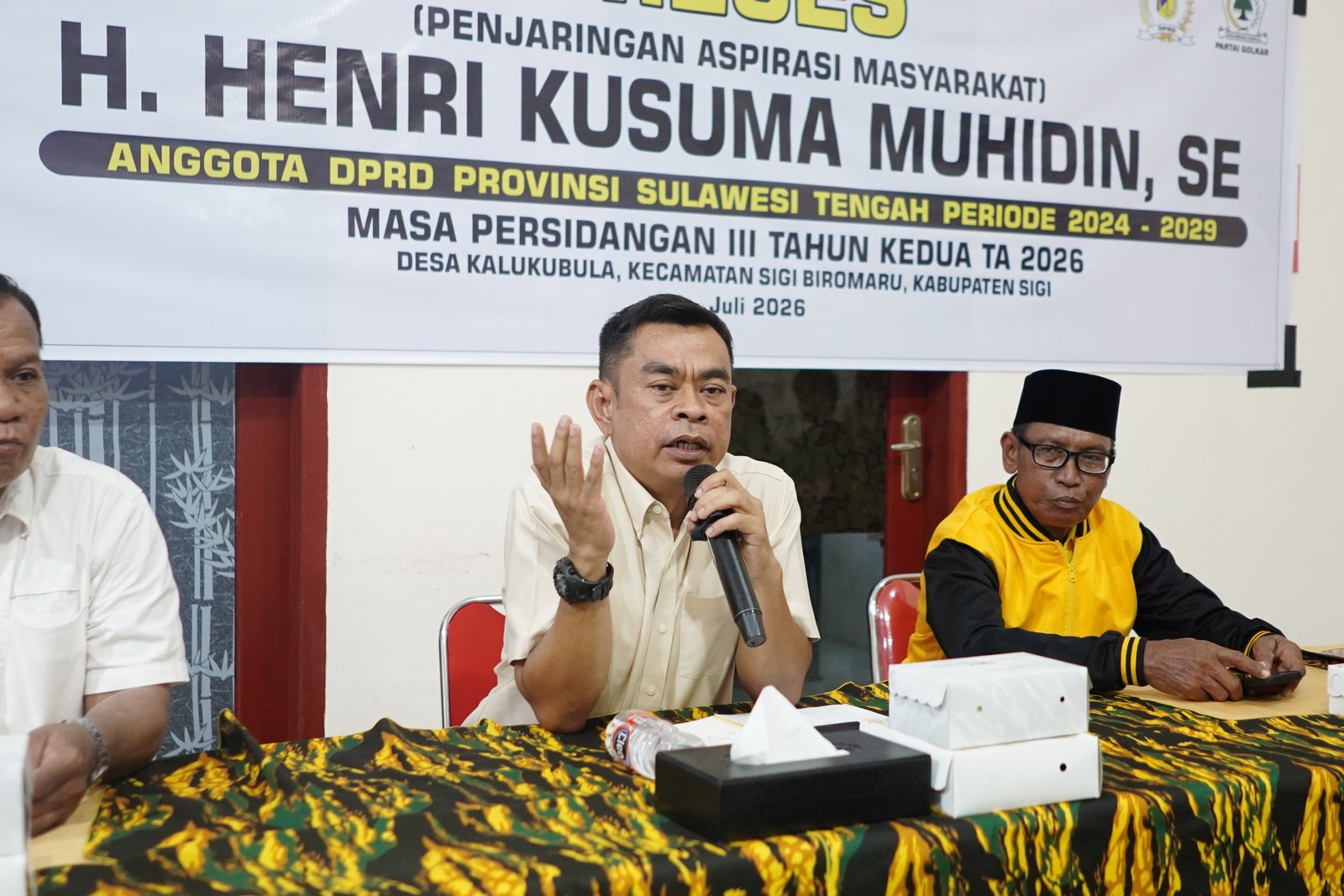 Isu Dilematis Galian C dan UMKM, Henri Kusuma Muhidin Tampung Suara Warga Kalukubula