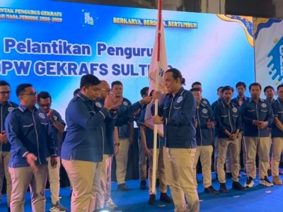 Terima Pataka dari Ketum DPP, Hasan Abdul Kadir Langsung Tancap Gas Lantik DPC Gekrafs se-Sulteng