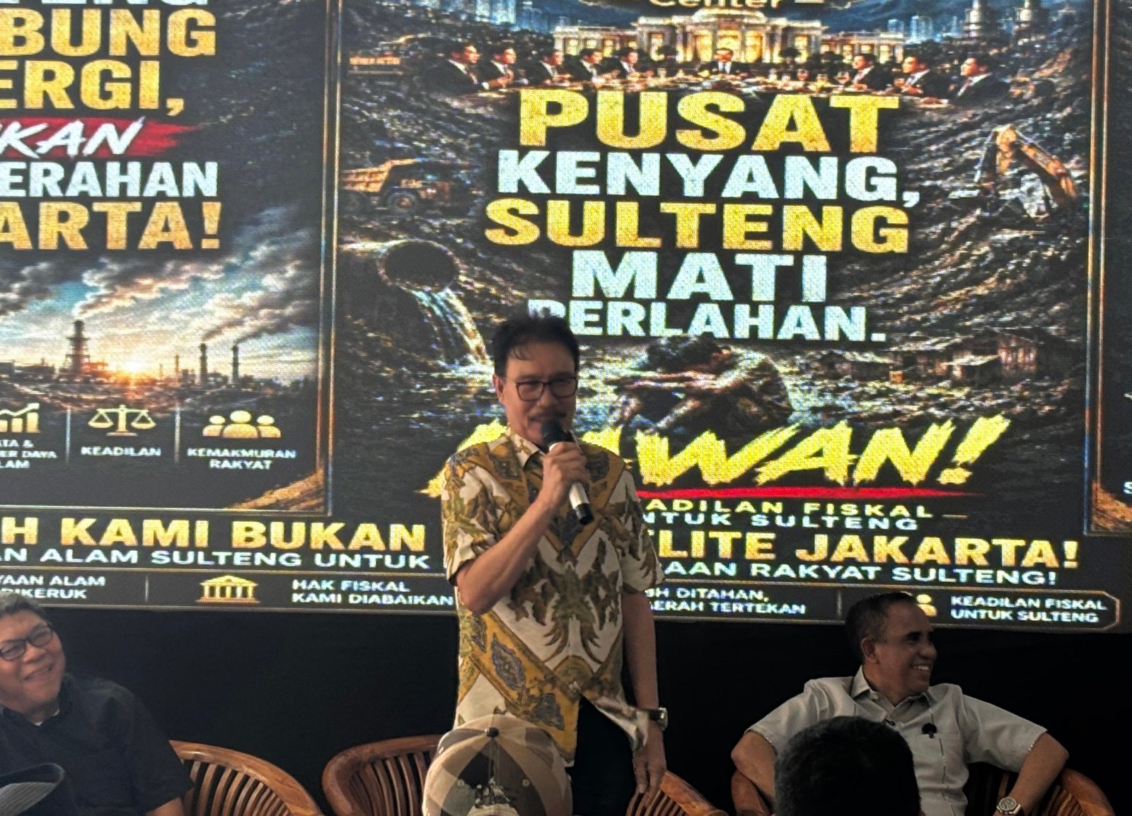 Ketua Komisi II DPRD Sulteng Hadiri Konsolidasi Rakyat, Dorong Transparansi Fiskal DBH